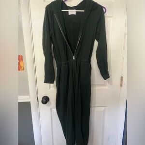 Old navy small green sweat jumpsuit